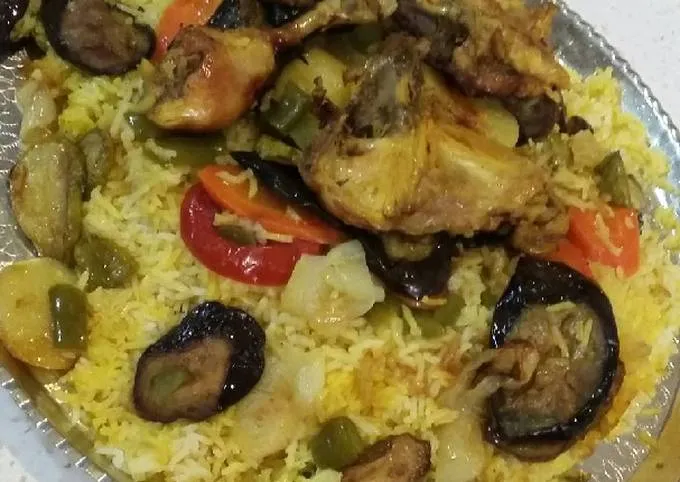 طرز تهیه مقلوبه عربی اصل