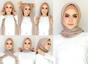 5 روش جذاب و متفاوت برای گره زدن شال و روسری