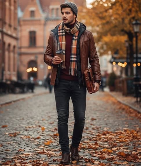 استایل پاییزه مردانه