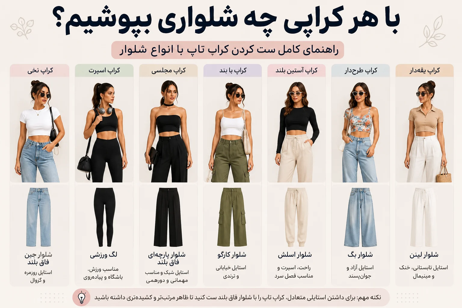 هنگام خرید کراپ تاپ به چه نکاتی توجه کنیم؟