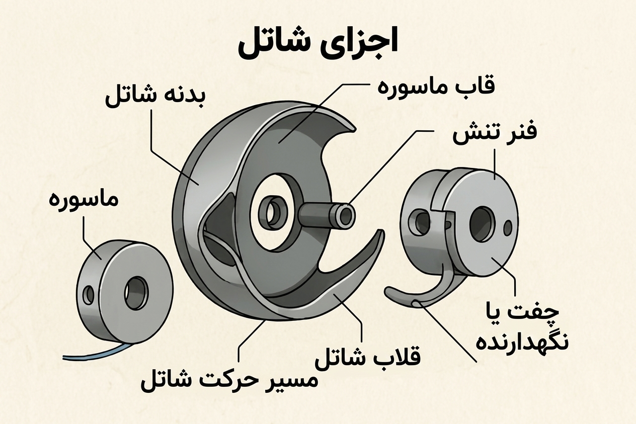 اجزای شاتل